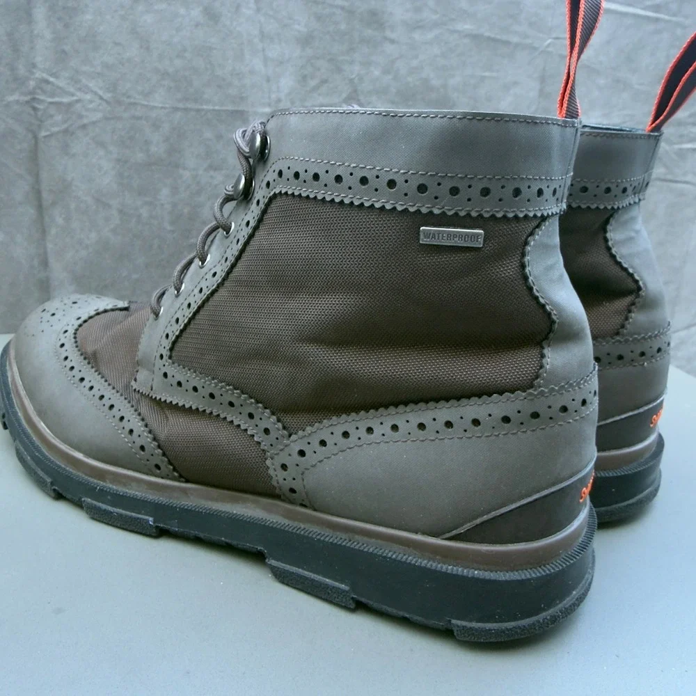 Swims Charles Waterproof Wingtip Boots Brown Mens Size 11